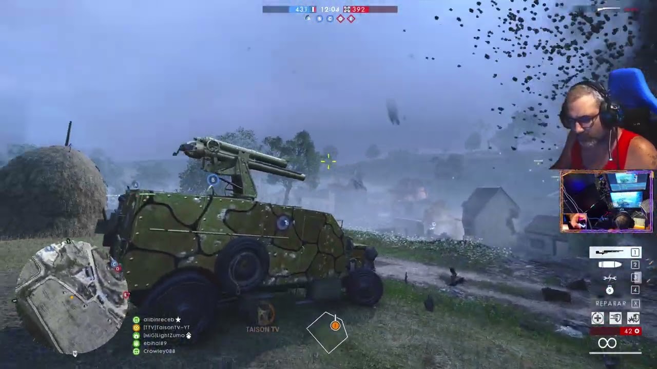 Querian camion, y les di camion  con cañon Battlefield 1