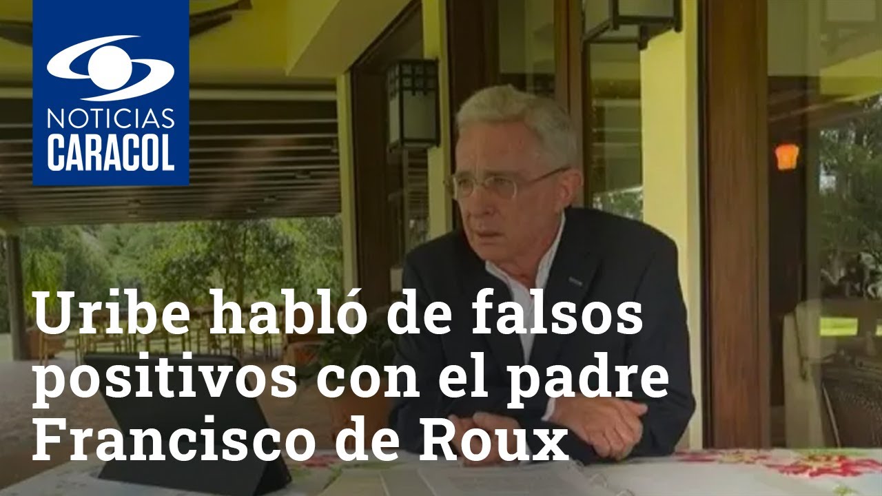 Álvaro Uribe habló de falsos positivos con el padre Francisco de Roux