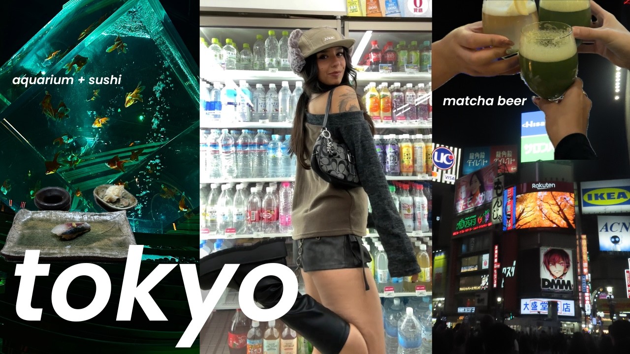tokyo vlog ☆ shopping, trying matcha beer and an underground rave