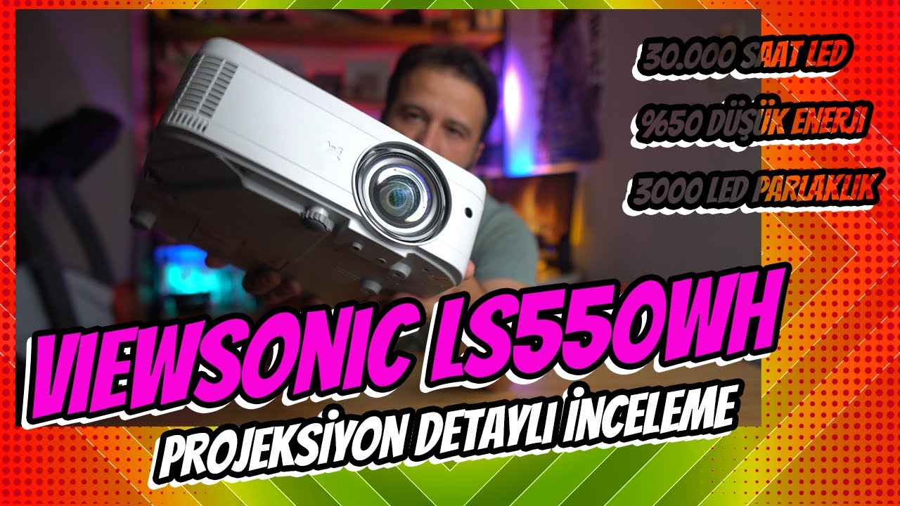Viewsonic LS550WH Projeksiyon Detaylı incelemesi