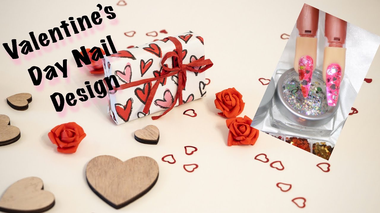 Valentine’s Day nail design