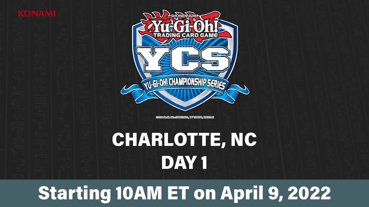 Yu-Gi-Oh! TCG YCS Charlotte – April 9, 2022 (Day 1)