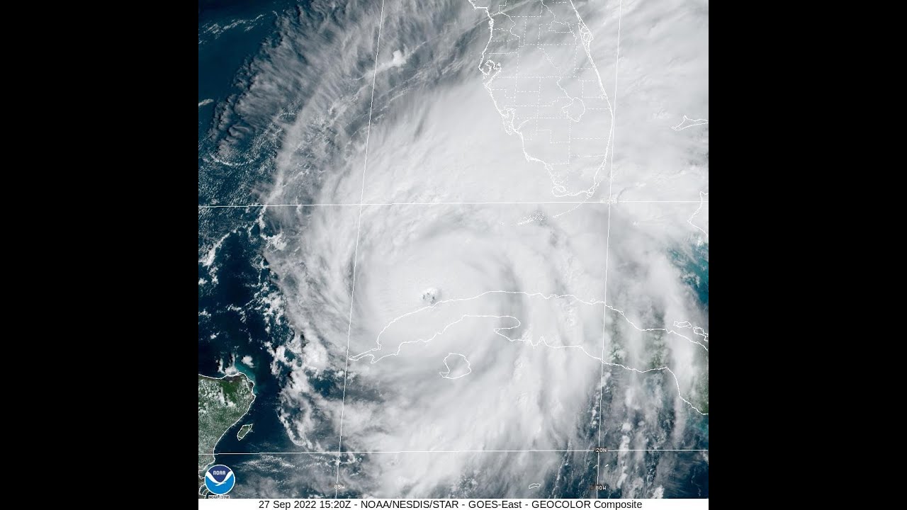 EAS Timeline: Catastrophic Hurricane Ian's Landfall near Fort Myers/Sarasota NOAA Weather Radio/NPR