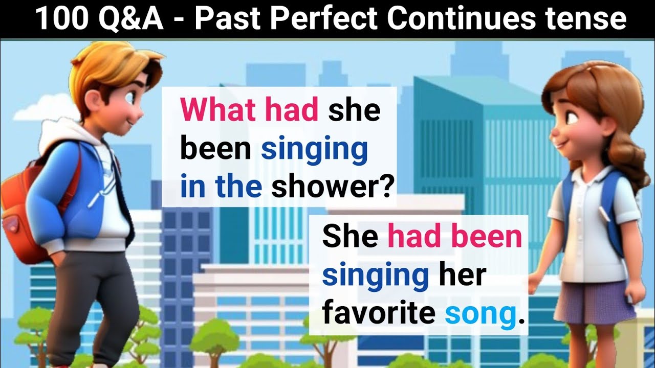 English Conversation Practice | Past Perfect Progressive Tense Practice | English Speaking Practice