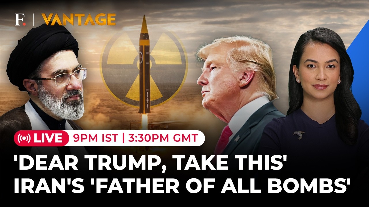 US-Iran War LIVE:  Tehran Fires Back With 'Father Of All Bombs' After Trump's Threats | Vantage