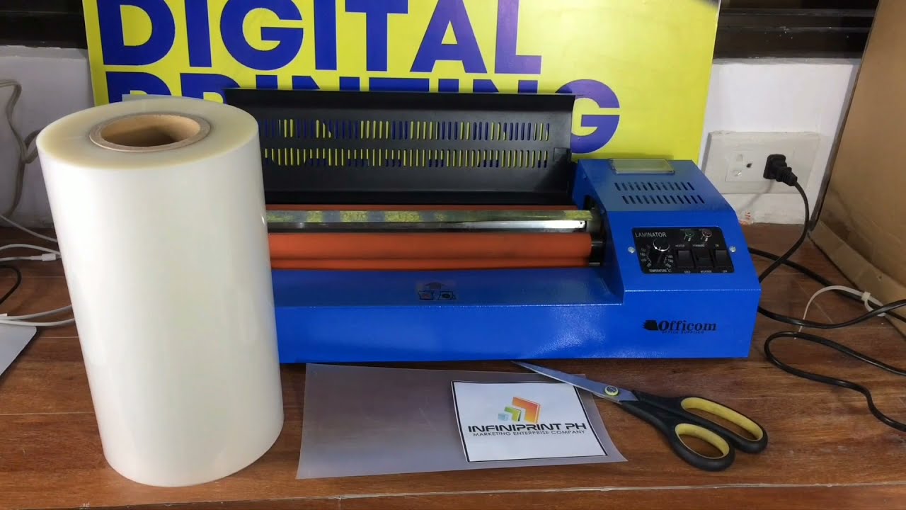How to Use Laminator Machine / hot n cold laminator machine