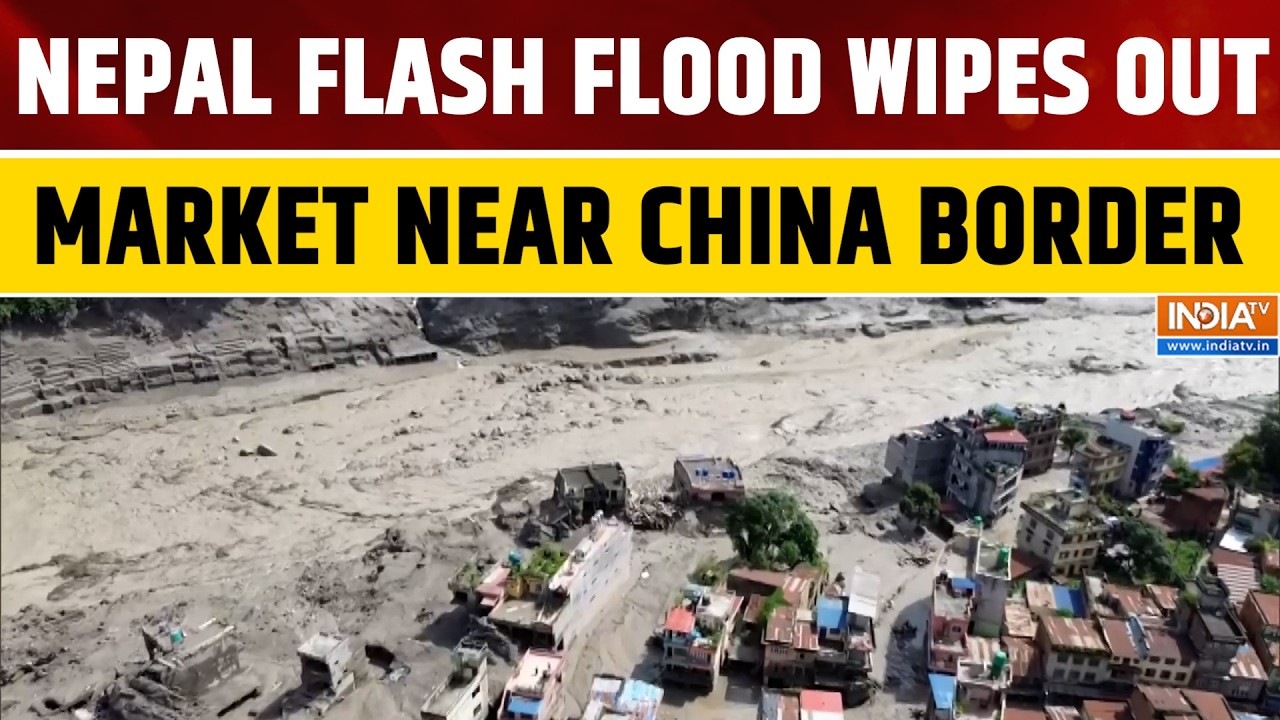 Nepal Flash Floods: Market, Residential Areas Hit Near China Border | India TV English