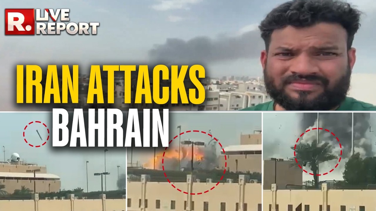 BREAKING: Iranian Ballistic Missiles Strikes US Navy Base in Bahrain I Iran-Israel War