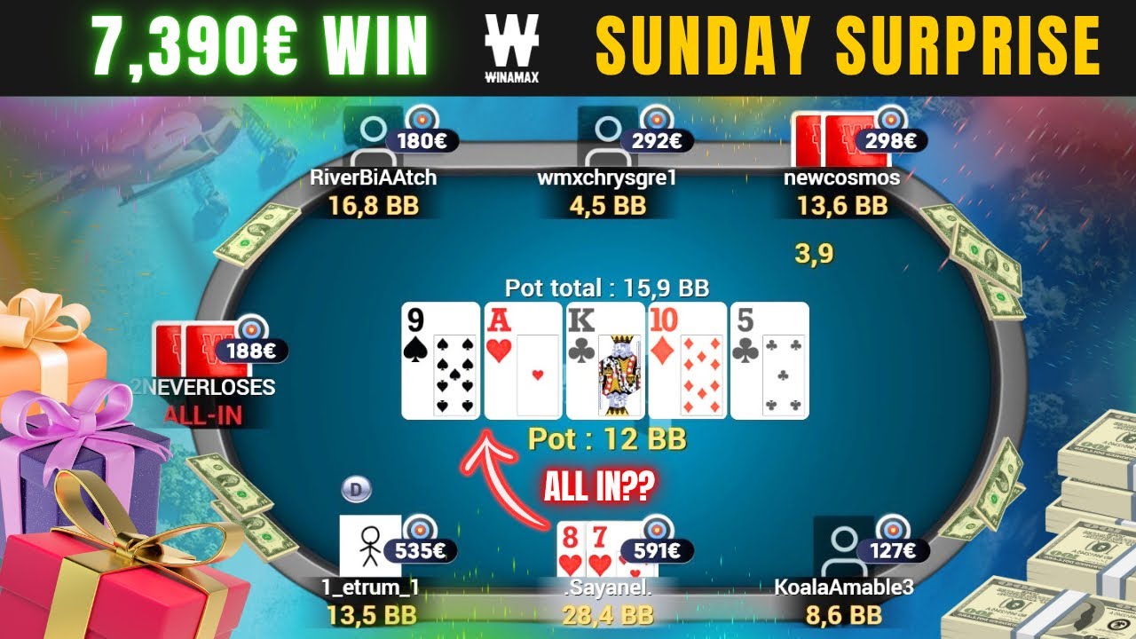 ll transforme 10€ en 7390€ sur le Sunday Surprise ! Le vainqueur révèle sa stratégie