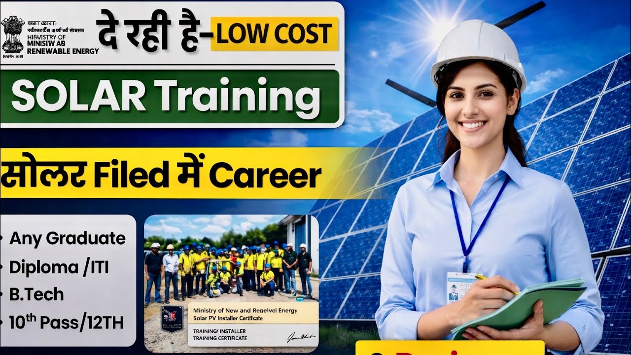 Online Solar Training for Beginners | Solar Plant Design & Site Work | Hindi