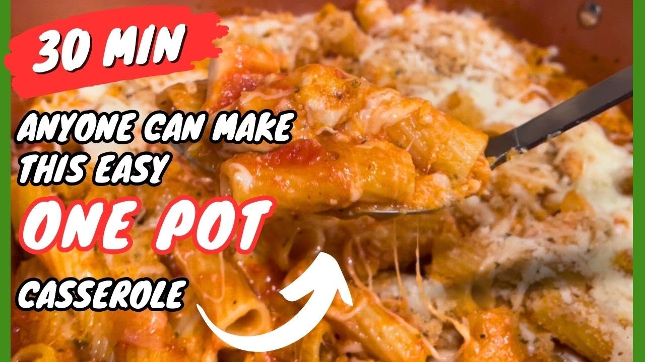 Delicious Twist on Chicken Parmesan Casserole | 30 Min One-Pot
