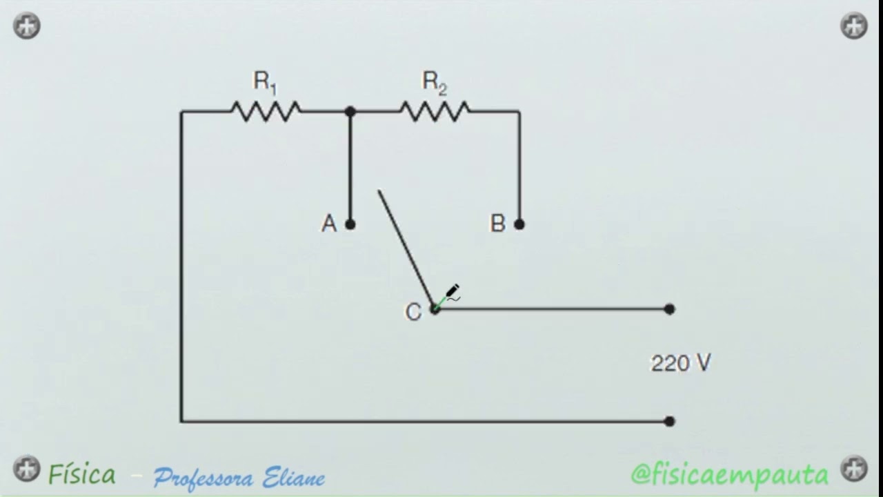 Resistência elétrica de um chuveiro - Física - Profª. Eliane