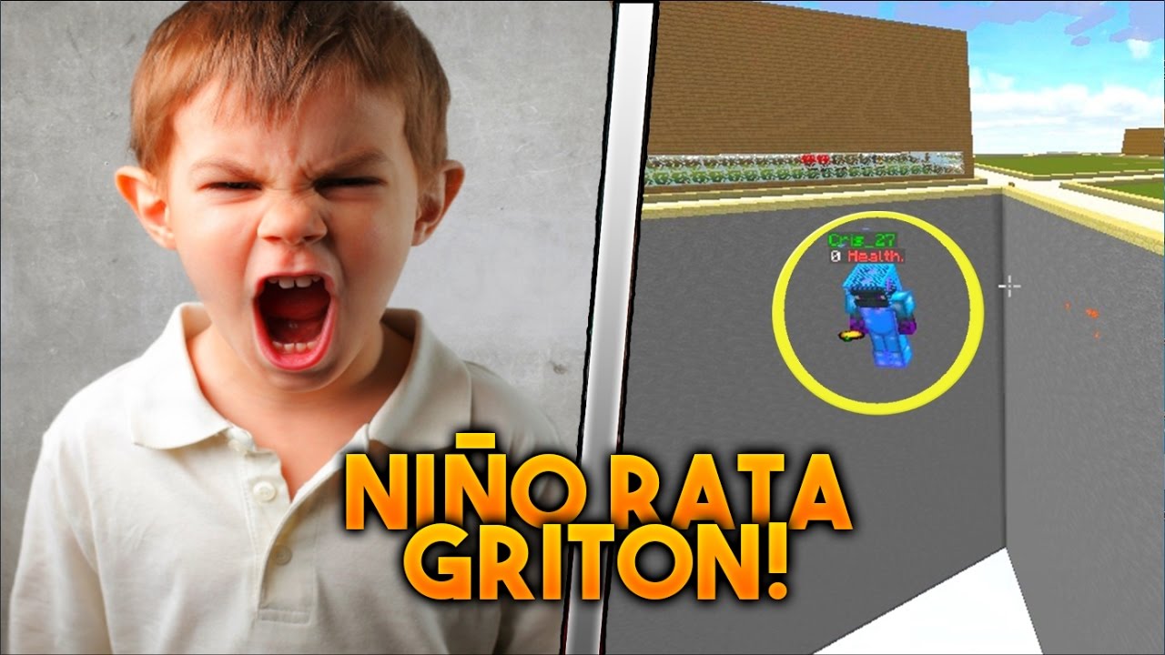 TROLLEANDO a NI&Ntilde;O RATA GRITON en Minecraft !
