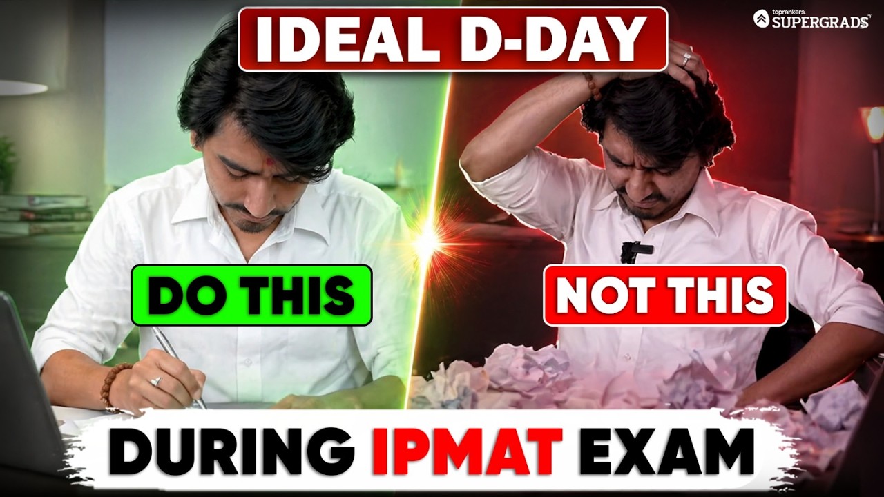 IPMAT Indore 2026 D-Day Strategy 🚀 | What to Do & What NOT to Do During IPMAT Indore Exam