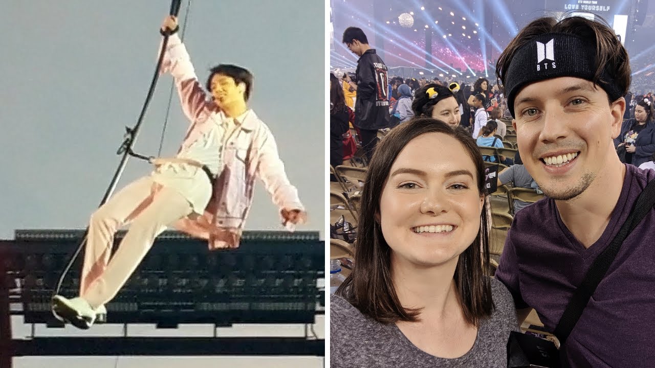 JUNGKOOK FLEW OVER US! BTS Speak Yourself Tour Metlife + NYC Pop-Up Shop