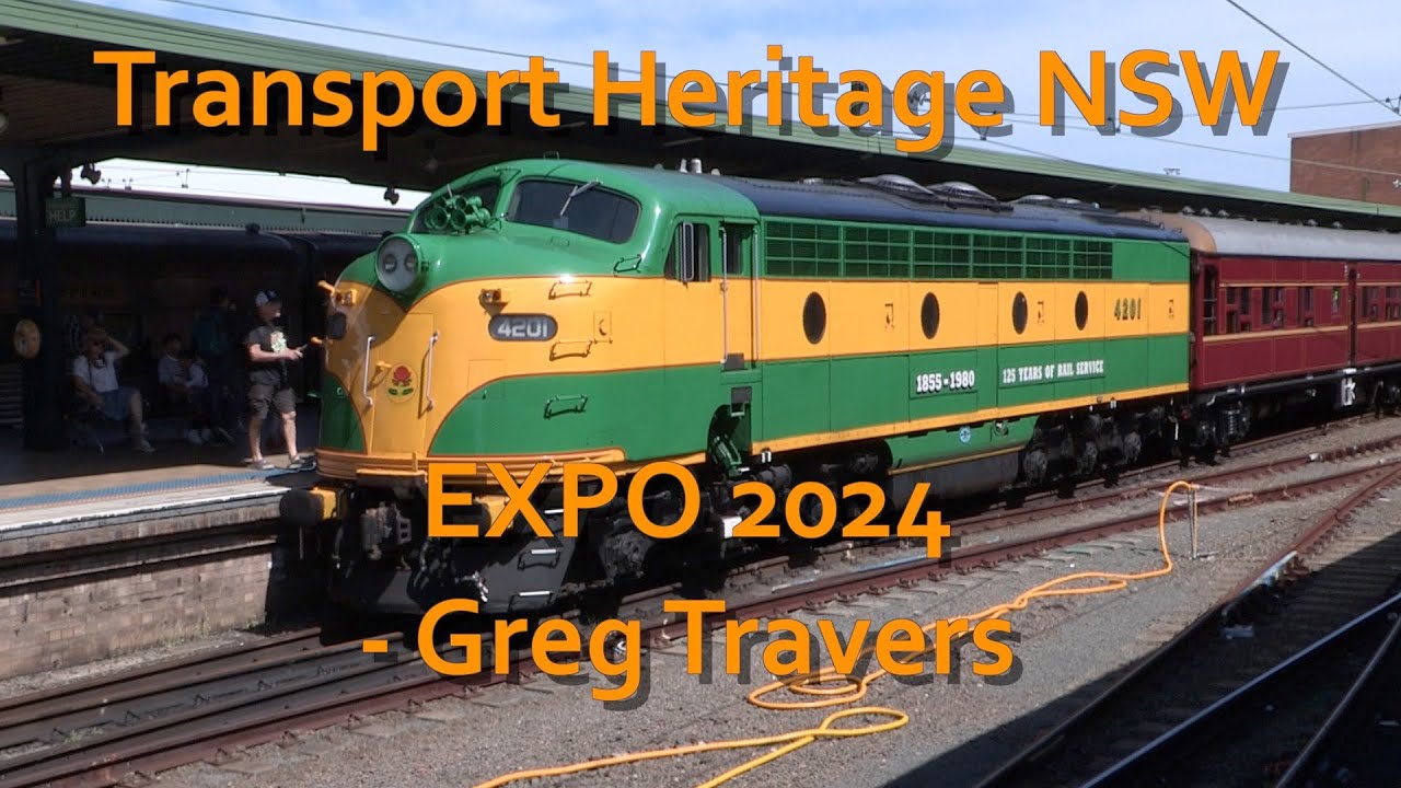 NSW Transport Heritage EXPO 2024 at Sydney Terminal and ride behind EMD 4201 from Hurstville.