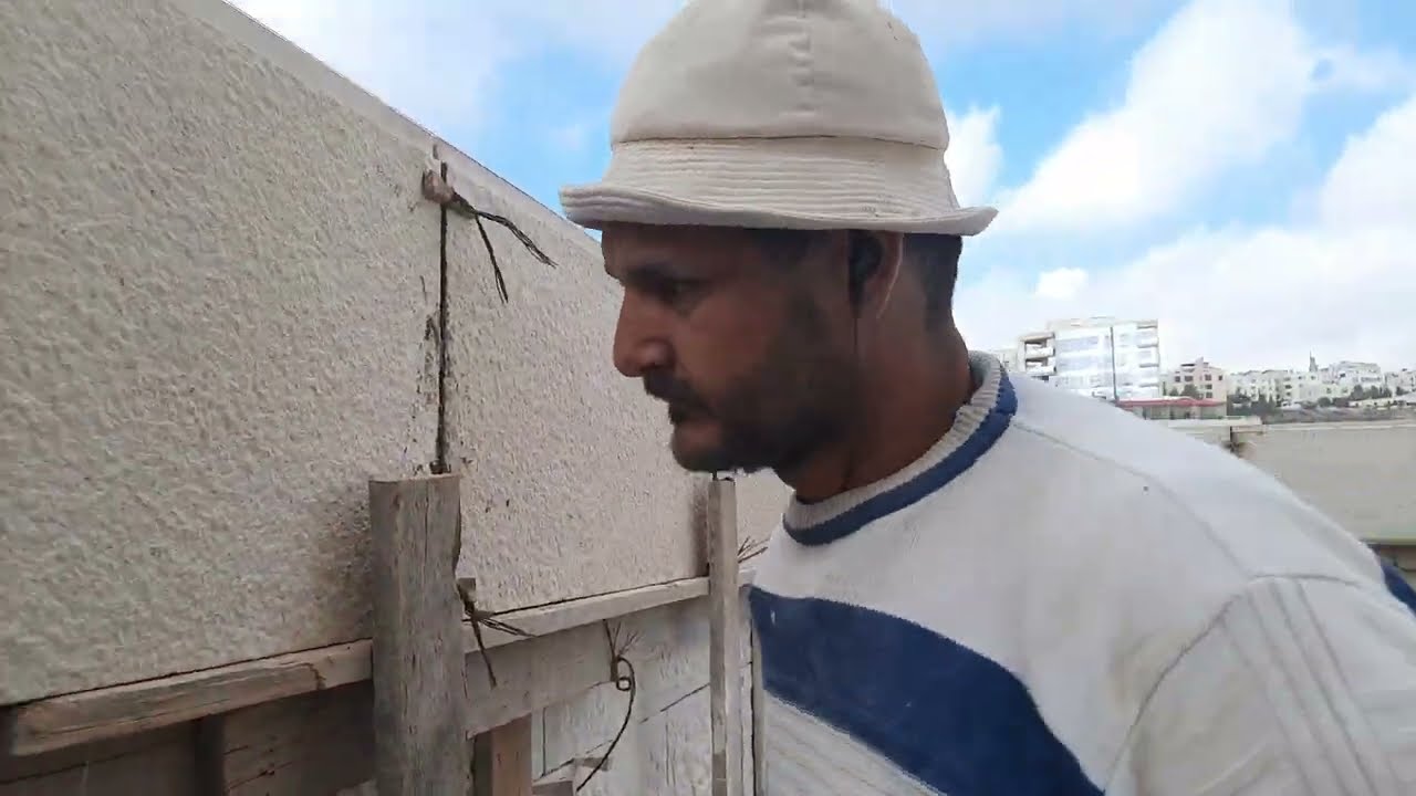 تعلم طريقة بناء الحجر ارتفاع 50 سم بالطريقة التقليدية |How to build  stone with 50 cm  high #حجر