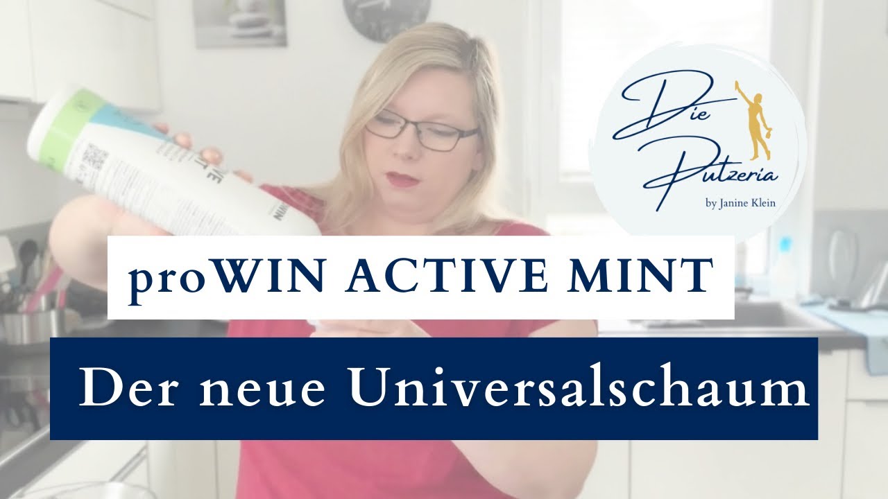 proWIN Active Mint - der neue Universalschaum für Toiletten, Neuheit April 2024