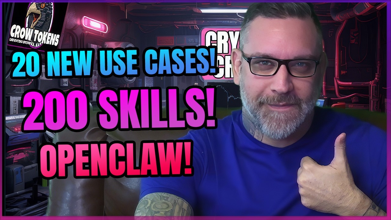 20 Insane OpenClaw Bot Use Cases! 20 Industries, 200 Skills