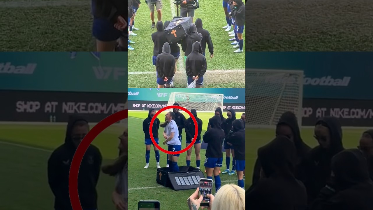😳LIFETIME DISQUALIFICATION FOR PRESENTATION! #football #presentation #shorts