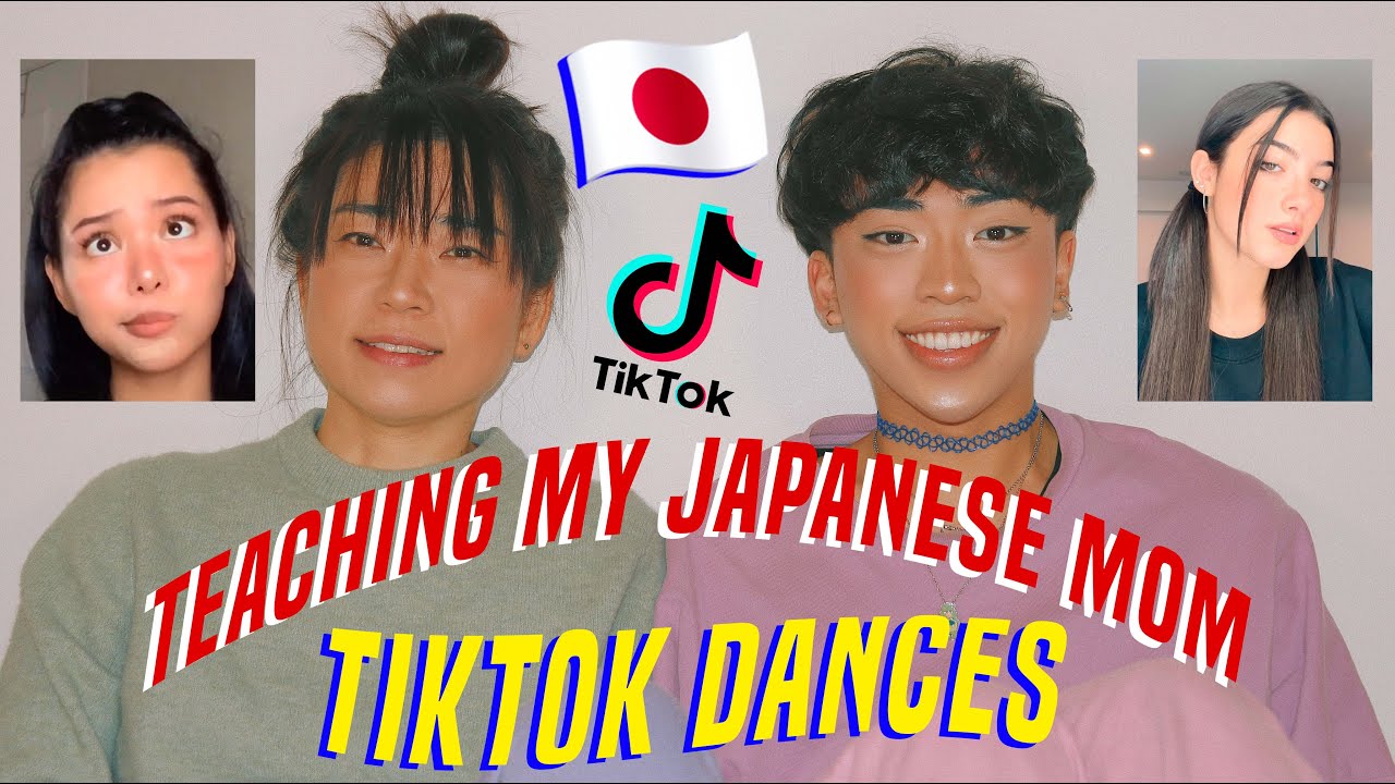 Teaching My Japanese Mom TikTok Dances | worldofxtra
