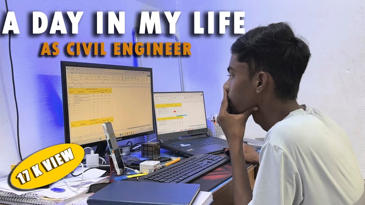 A Day in the Life of a Civil Engineer in India 😢 II WORK OF CIVIL ENGINEER JOB ll A DAY IN MY LIFE 💯