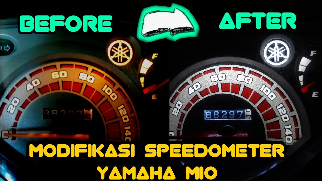 Modifikasi Speedometer Mio sporty/smile