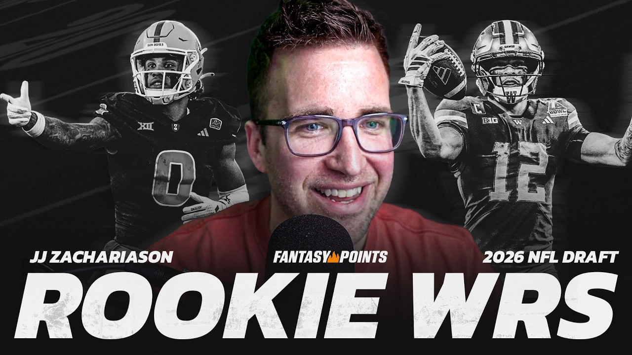 JJ Zachariason Talks Jordyn Tyson and Denzel Boston | Dynasty Rookie Draft WR Breakdown 🔥