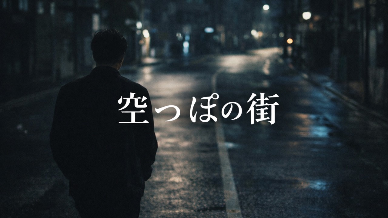 空っぽの街｜静かな夜に聴く男性ボーカルバラード