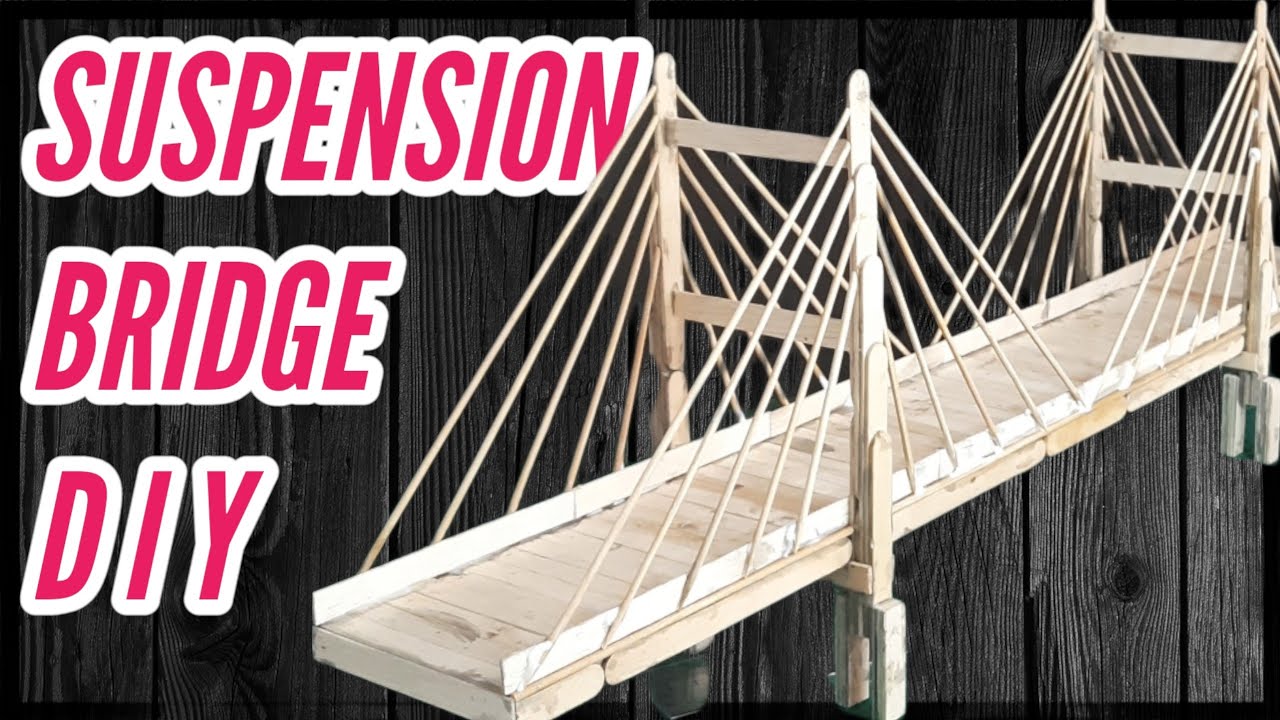 Ice cream stick bridge | DIY | Ice Cream Stick Craft