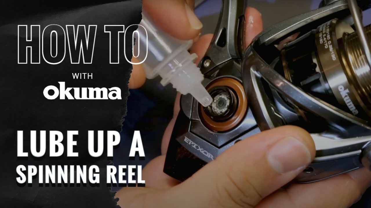 Okuma How To-  Lubricate Your Spinning Reel