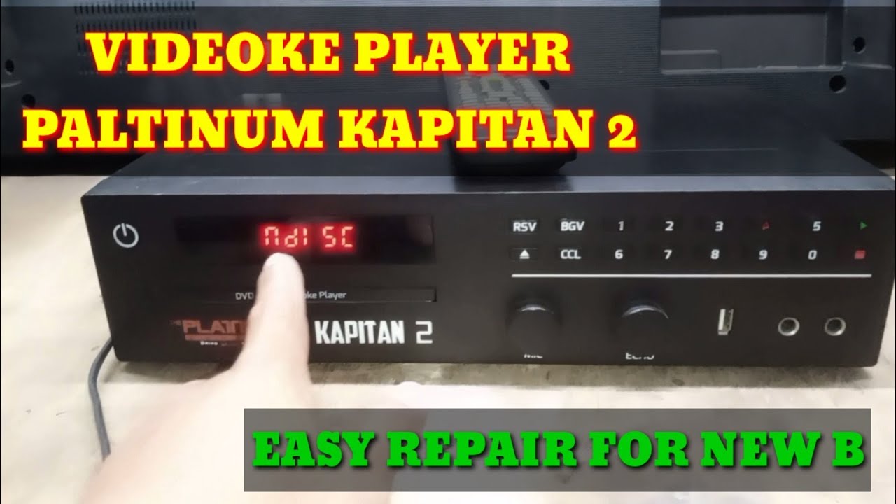 VIDEOKE PLAYER PLATINUM KAPITAN 2