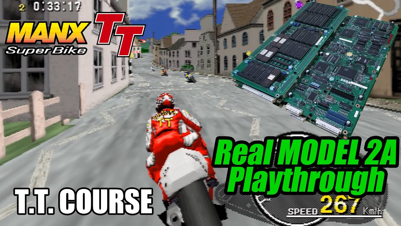 SEGA Manx TT - Real MODEL 2 A-CRX - T.T. COURSE