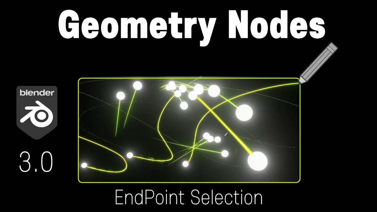 Tutorial : Drawing with Light (Geometry Nodes, Blender 3.0)