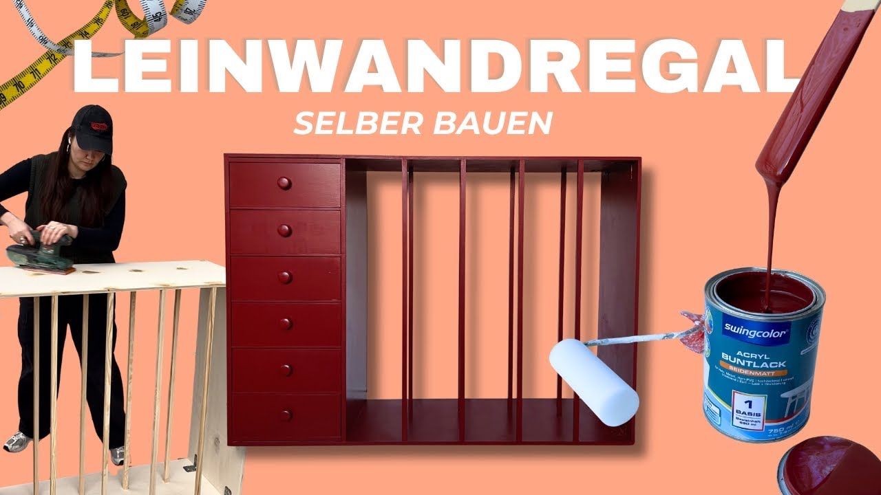 Leinwandregal selber bauen