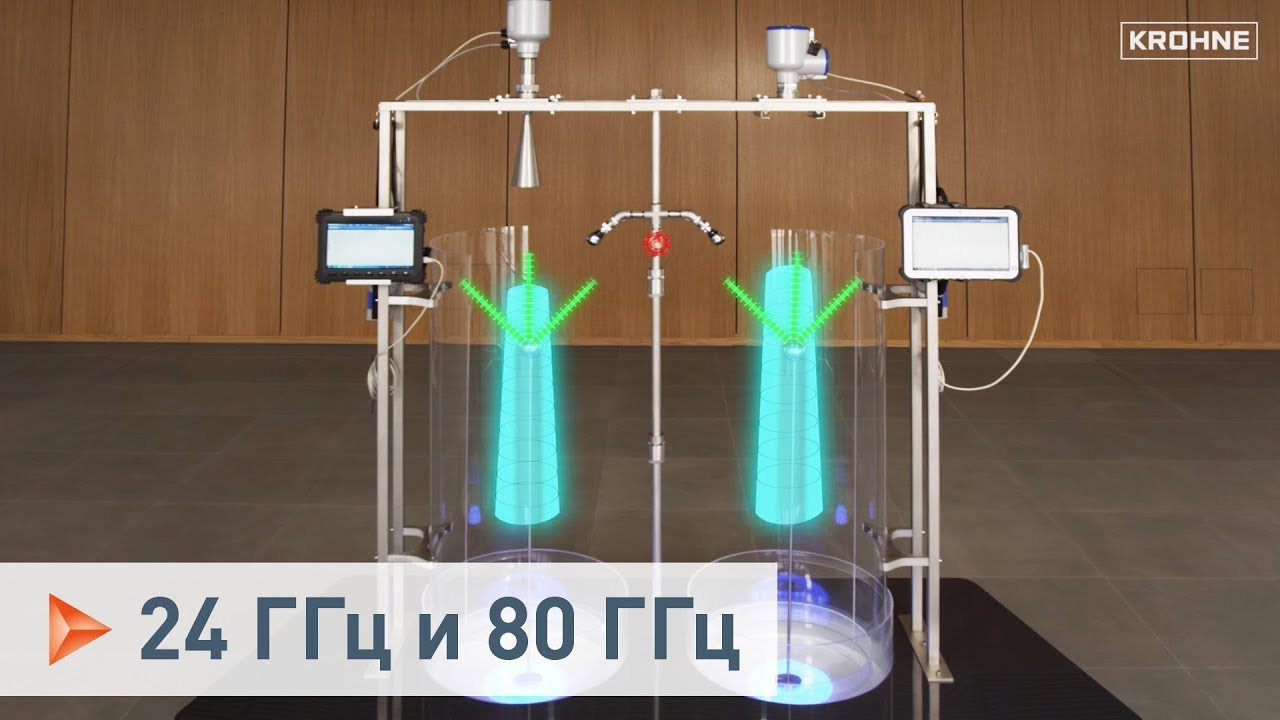 Радарные FMCW-уровнемеры &ndash; Сравнение приборов с частотой измерения 24 ГГц и 80 ГГц