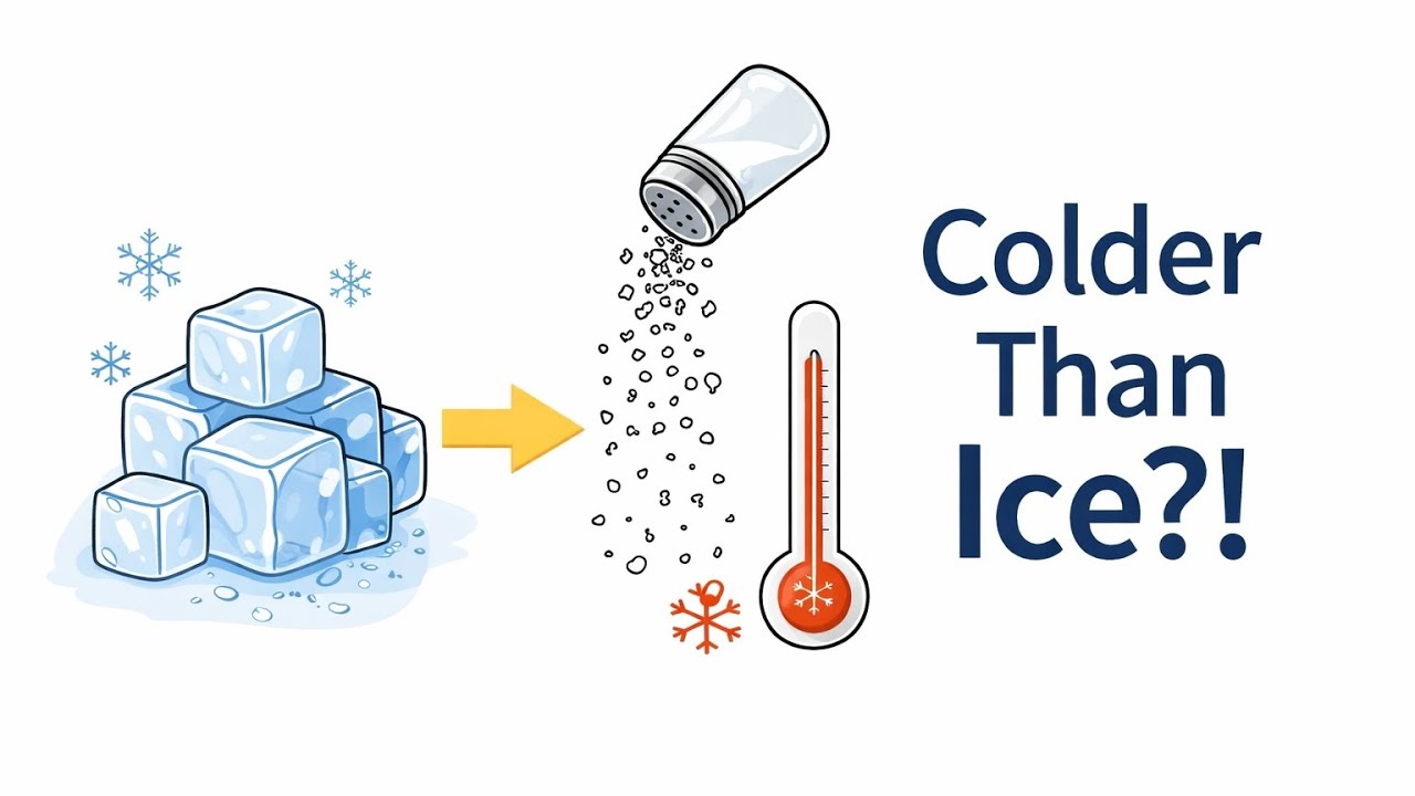 Why Adding Salt Makes Ice Even Colder ❄️
