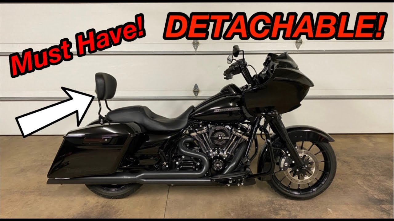 HARLEY DAVIDSON ROAD GLIDE DETACHABLE BACKREST AND DOCKING KIT INSTALL! *MUST HAVE*