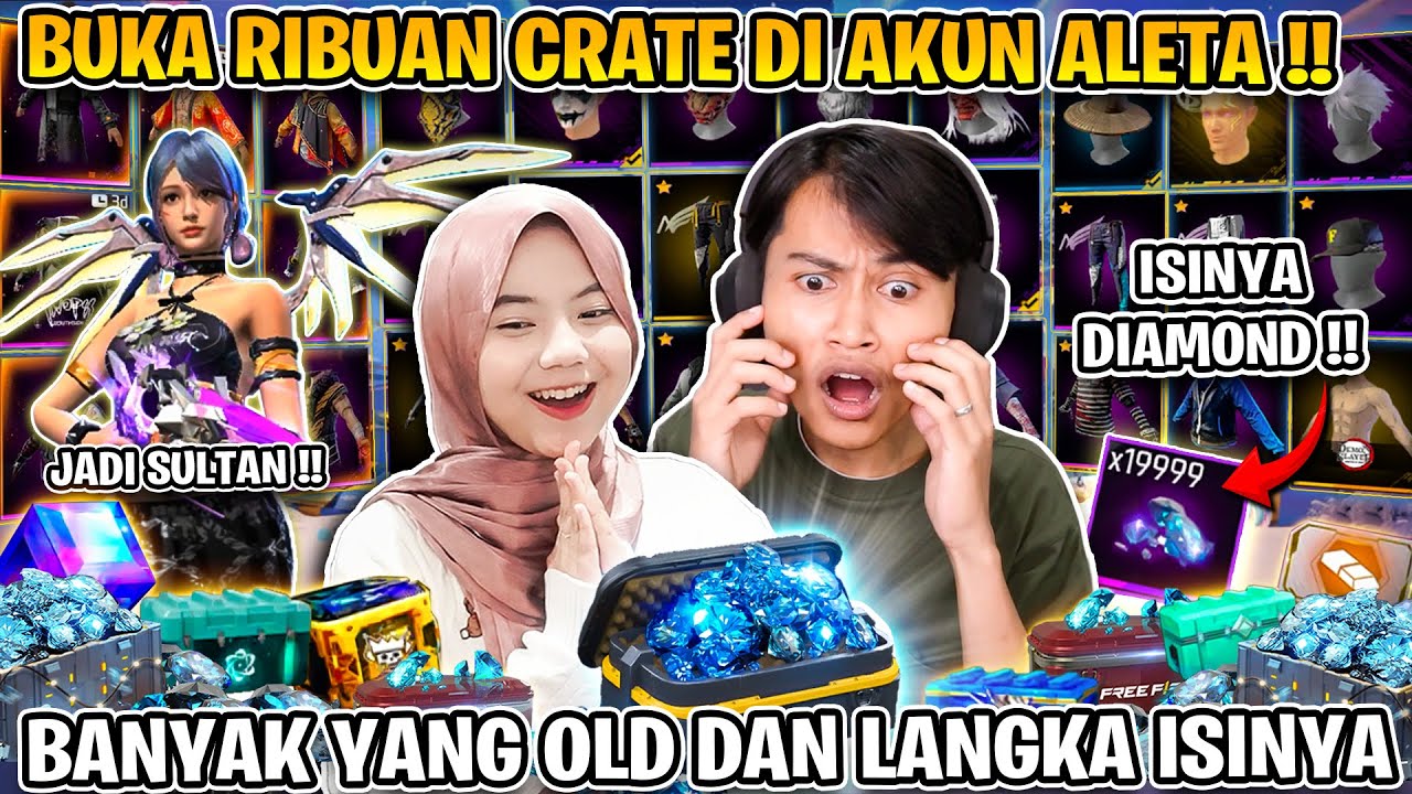 BUKAIN CRATE ISINYA DIAMOND DI AKUN ALETA !! BANYAK BANGET CUY 😭