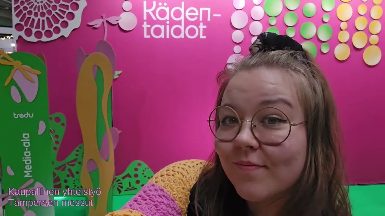 Eka kertaa Tampereen kädentaitomessuilla! 🤩🧶