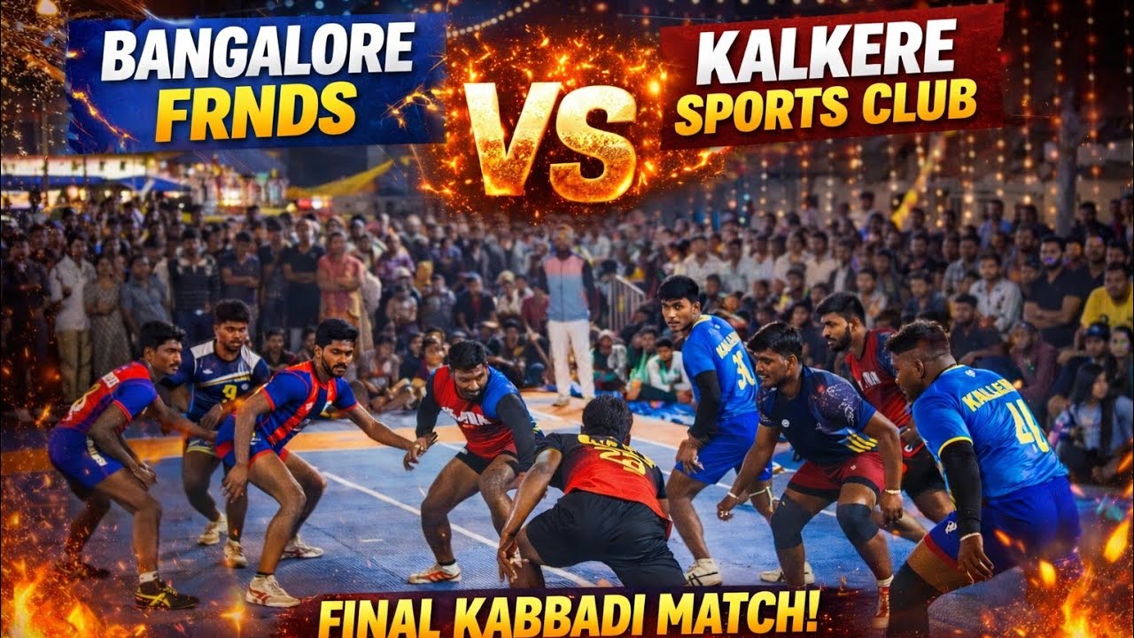 Banglore frnds vs kalkere  final kabbadi match