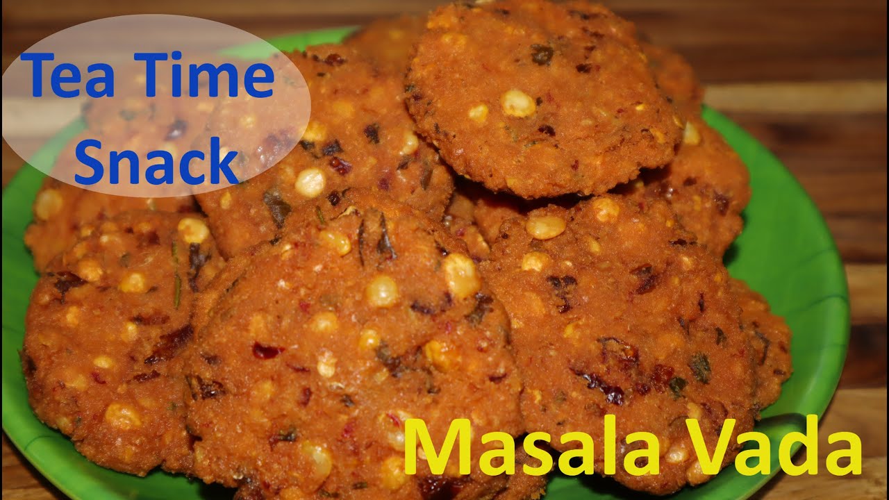 Masala Vada Recipe || Crispy Masala Vadai || Paruppu Vadai