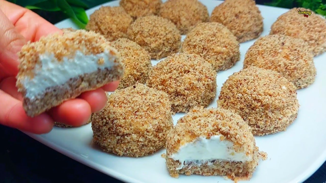 No Flour I'll cook it every day! A quick dessert, they will disappear in 1 minute 😋