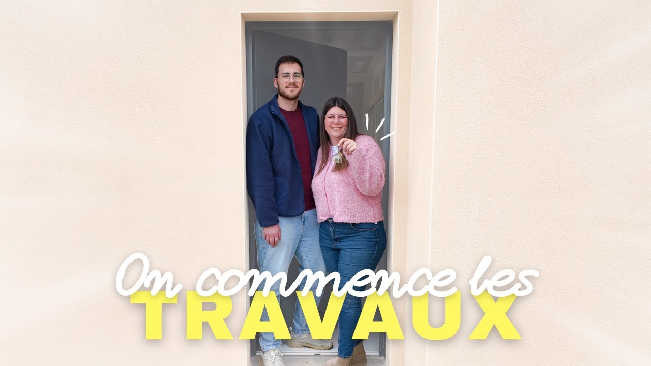 VLOG CONSTRUCTION  : Notre maison et d&eacute;but des travaux