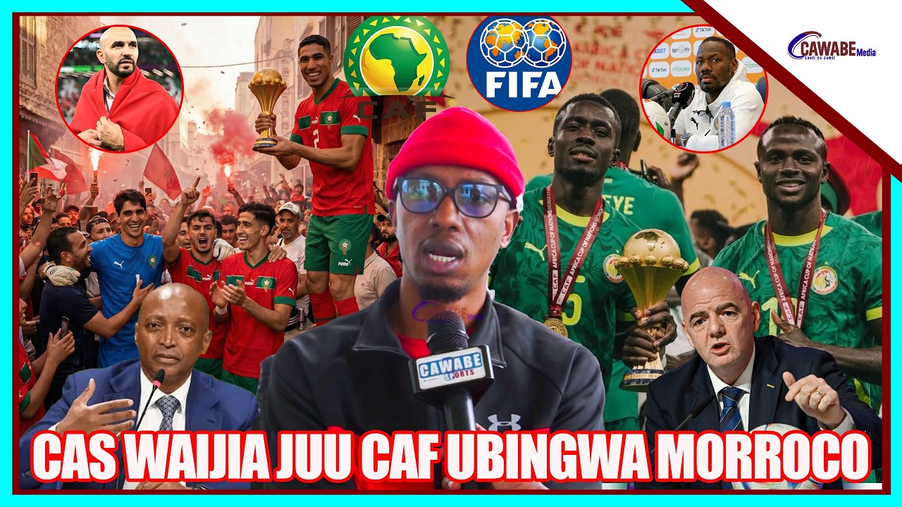 GEOFLEA CAF WAMEINGIA MTEGO WA CAS| MORROCO HAWAWEZI KUTOBOA MAHAKAMA YA KIMATAIFA YA MPIRA
