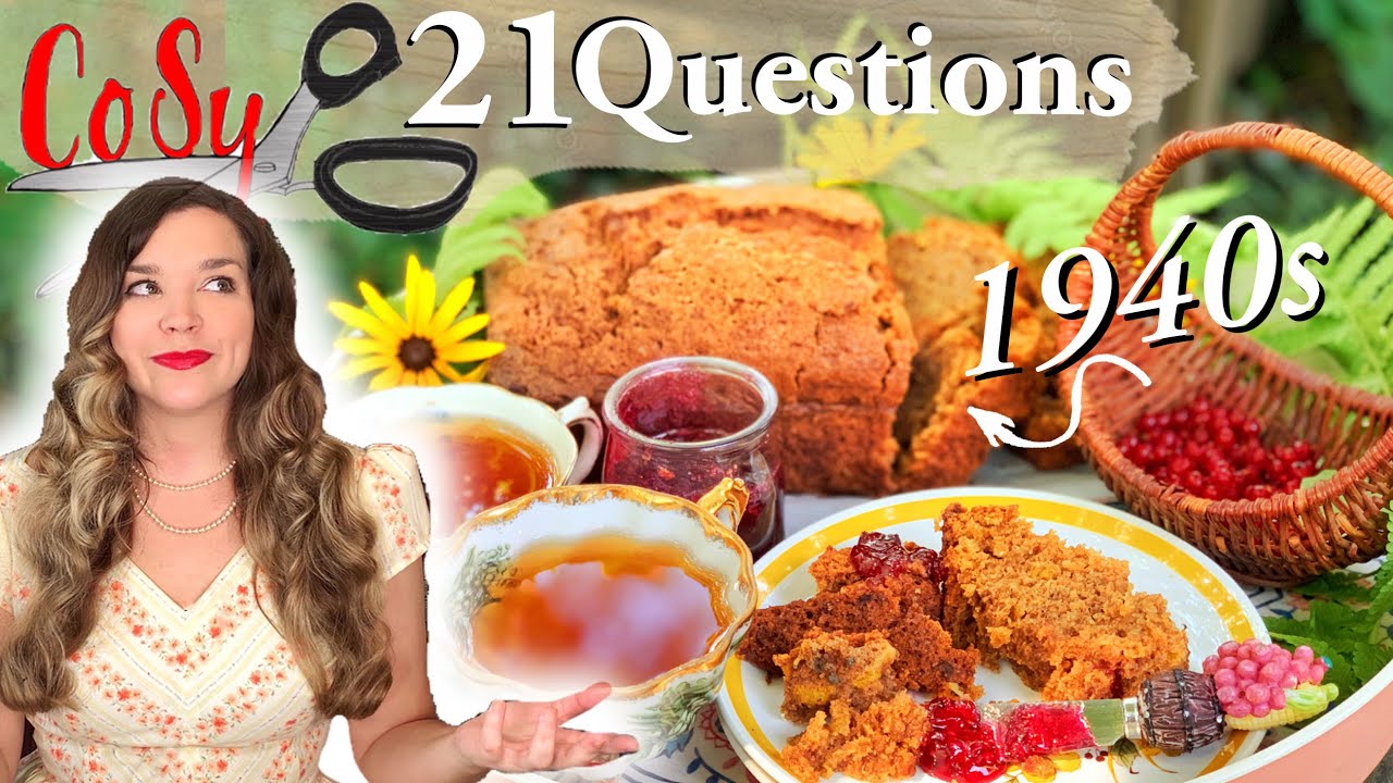 I Tried Baking a 1940s Abandoned Home Zucchini Bread Recipe While Answering 21 Questions | CoSy 2021
