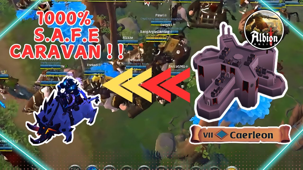 1000% S.A.F.E CARAVAN SOLO CAERLEON TO ROYAL CITY - ALBION ONLINE ASIA 2024 PART 2