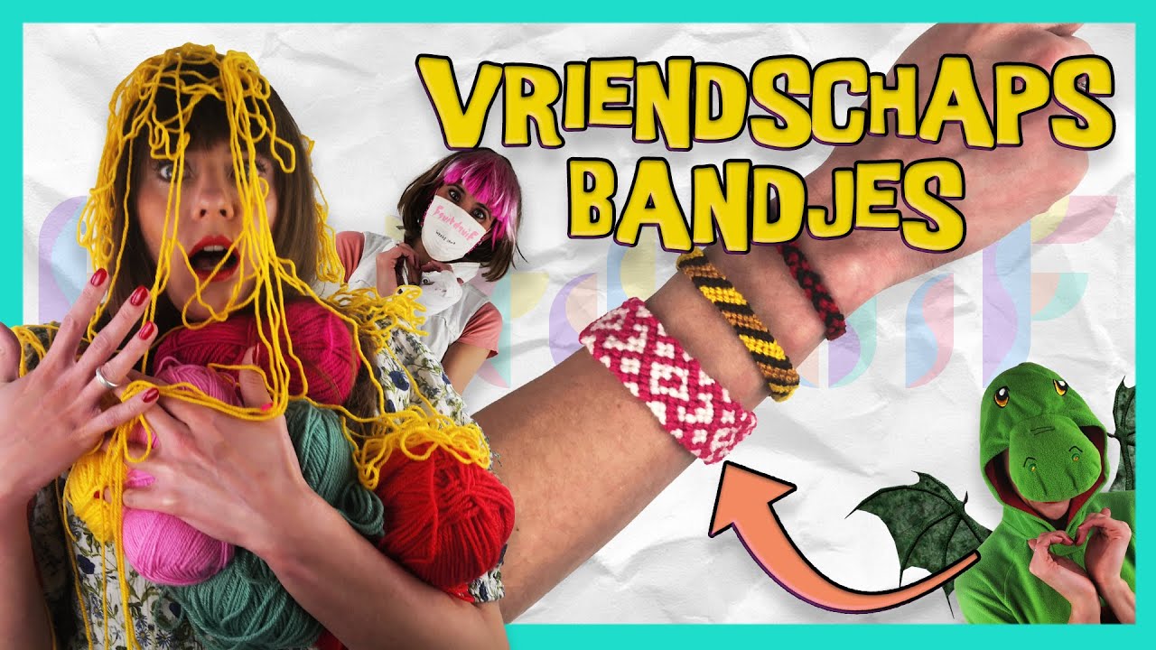Makkelijk vrienden maken met…DIY Vriendschapsbandjes Knopen!! (Met patroon-uitleg)