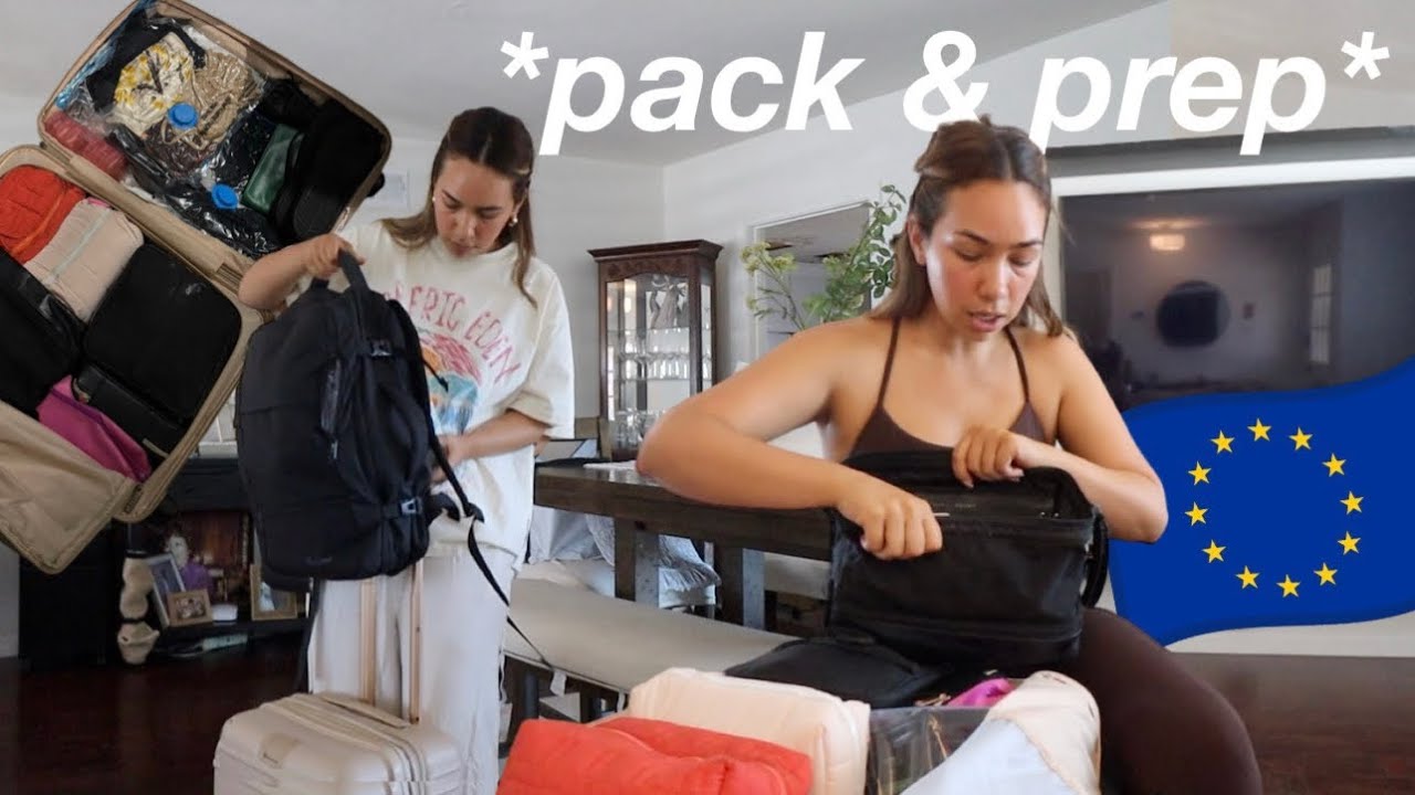 PACK WITH ME for 2 weeks in EUROPE! *Hauls + Travel Essentials* ✈️