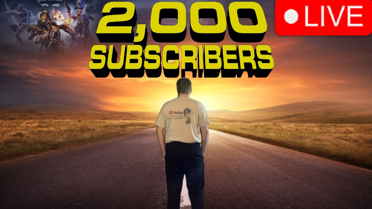 2,000 Subscribers Special Livestream #destiny #ps5pro